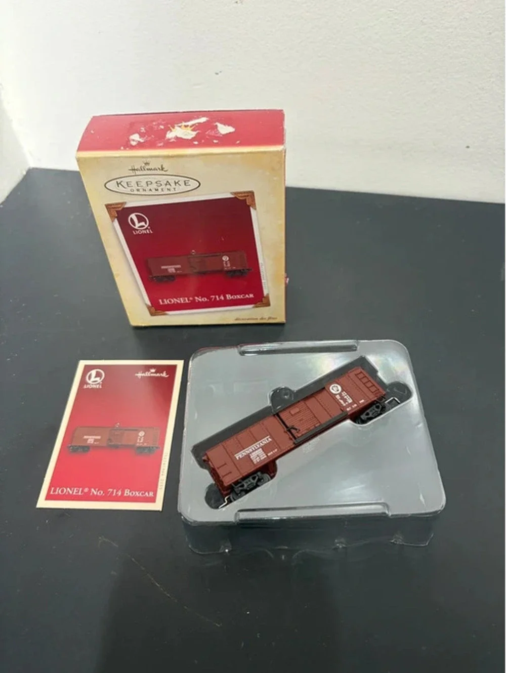 Lionel No.714 Boxcar  Hallmark Keepsake Ornament